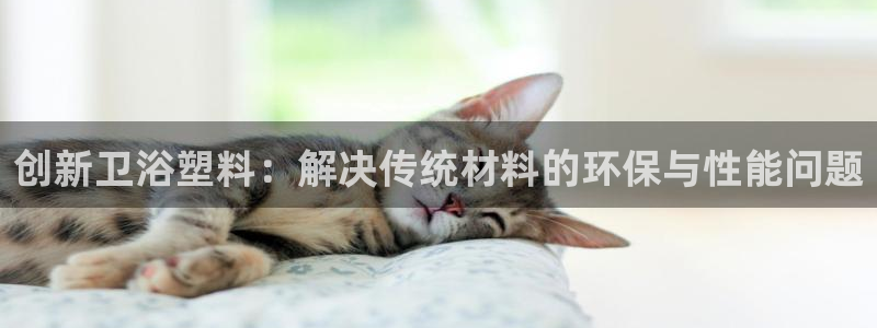 太阳影业投资：创新卫浴塑料：解决传统材料的环保与性能问题