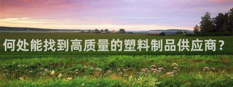 太阳集团是什么平台?：何处能找到高质量的塑料制品供应商？