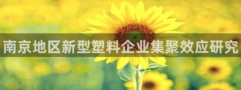 太阳集团城网官方入口：南京地区新型塑料企业集聚效应研究