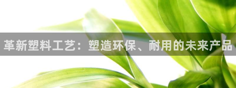 古天乐太阳网城：革新塑料工艺：塑造环保、耐用的未来产品